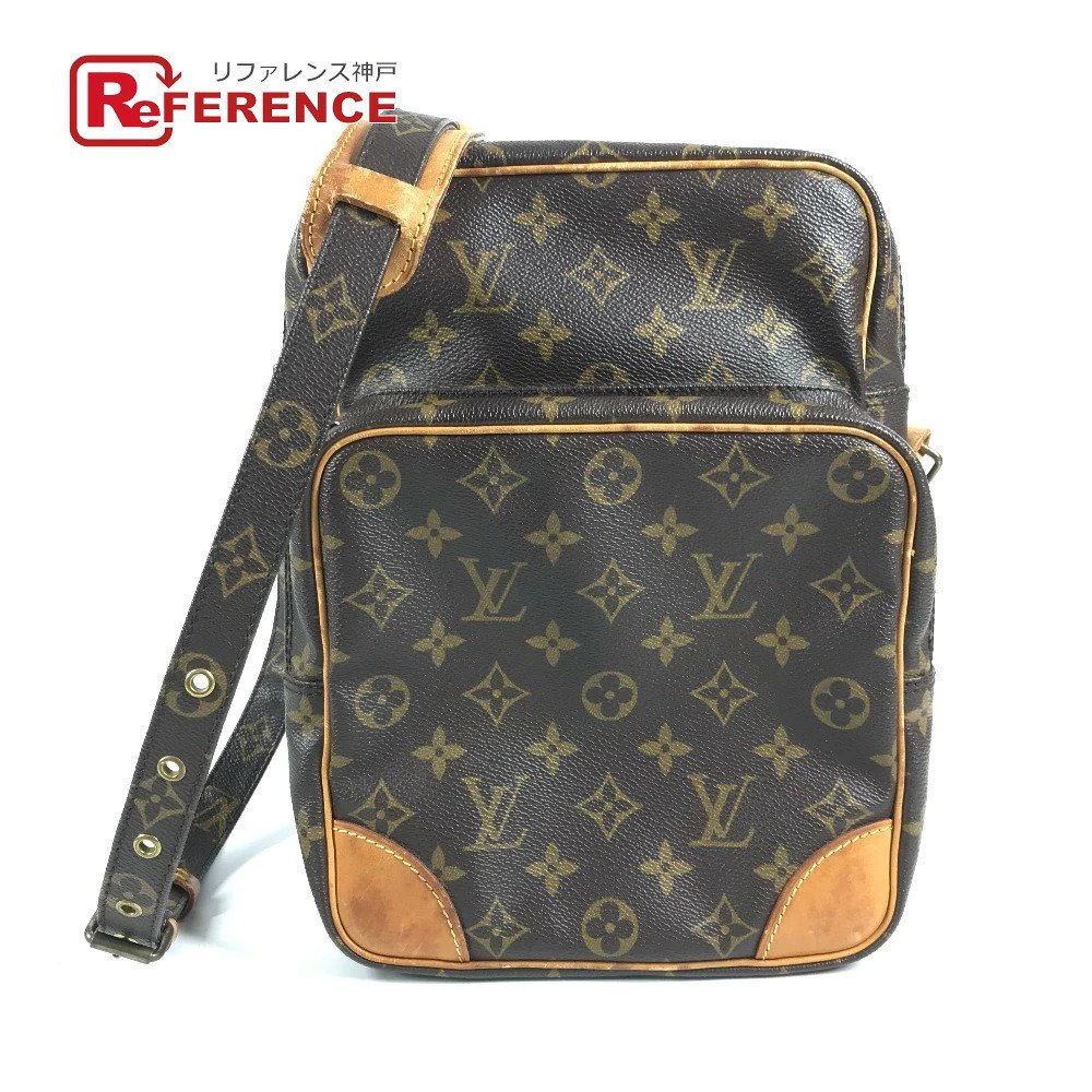 Louis Vuitton Monogram Amazon Crossbody Pouch Clutch Bag Shoulder Canvas Brown